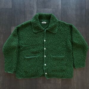 BODE HOLIDAY25 MOPPET CARDIGAN IN GREEN